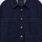 Anine Bing Samy Shirt Unwashed Blue
