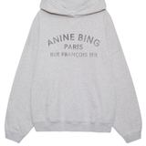 Harvey Sweatshirt Paris Stencil – Heather Grey