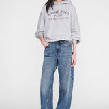 Harvey Sweatshirt Paris Stencil – Heather Grey