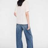 The Jaylin Tee Collegiate – Cream