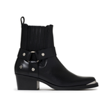 The Mid Biker Boots – Black