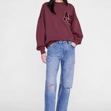 The Miles Sweatshirt Letterman – Fig