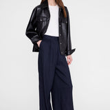 The Rory Jacket – Black Recycled Leather