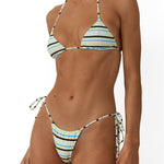 Beach Week Adjustable Bikini Bottom Sorbet Stripe