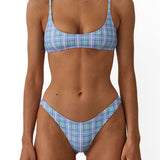 Beach Week High Hip Bikini Bottom Cove Check