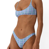 Beach Week High Hip Bikini Bottom Cove Check