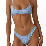 Beach Week High Hip Bikini Bottom Cove Check
