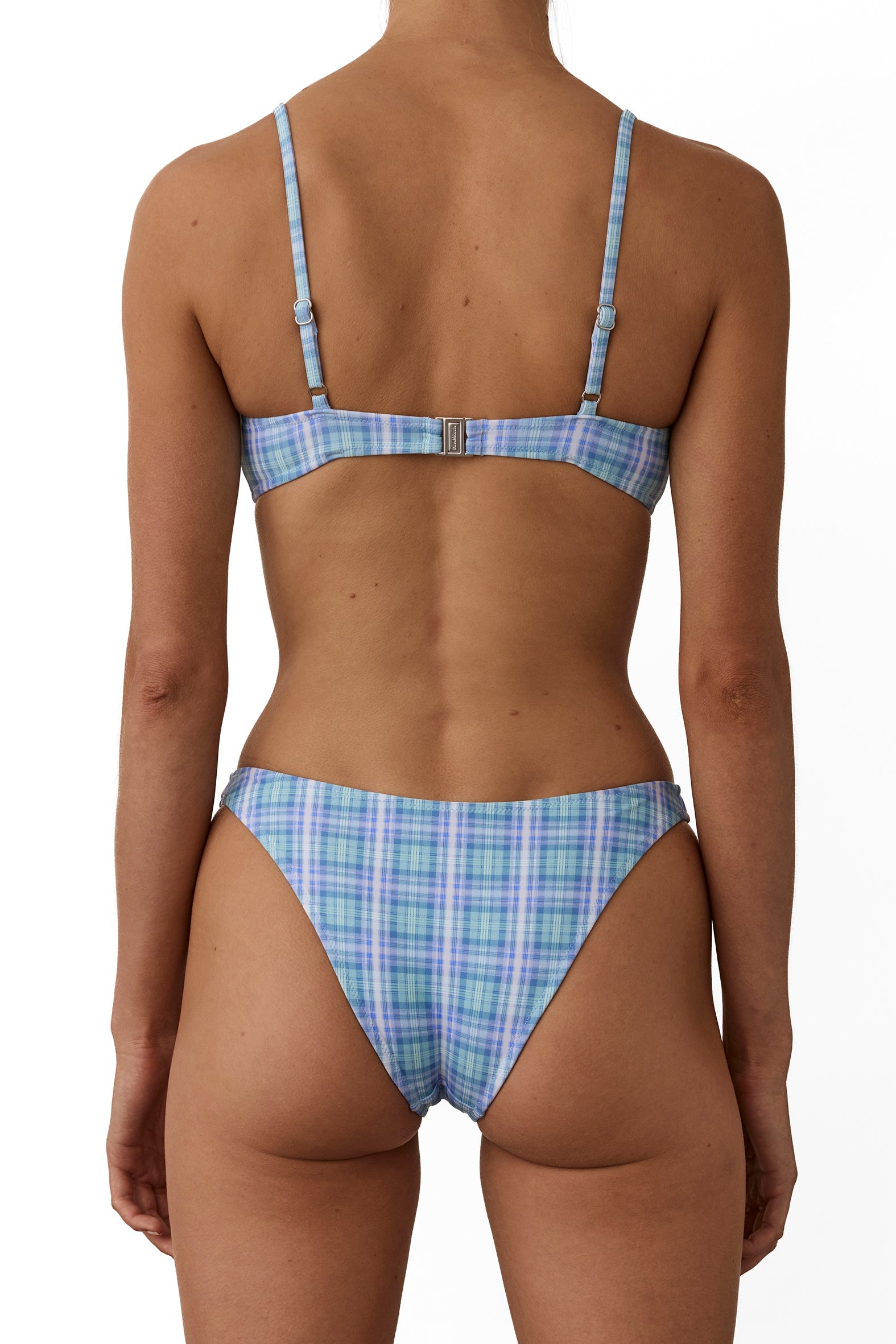 Beach Week High Hip Bikini Bottom Cove Check