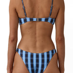 Beach Week High Hip Bikini Bottom Midnight Plaid