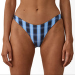 Beach Week High Hip Bikini Bottom Midnight Plaid