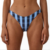 Beach Week High Hip Bikini Bottom Midnight Plaid