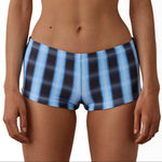Beach Week Micro Short Midnight Plaid