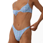 Beach Week Underwire Bikini Top Cove Check