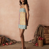 Boteh Caravane Mini Dress Mesa Patchwork