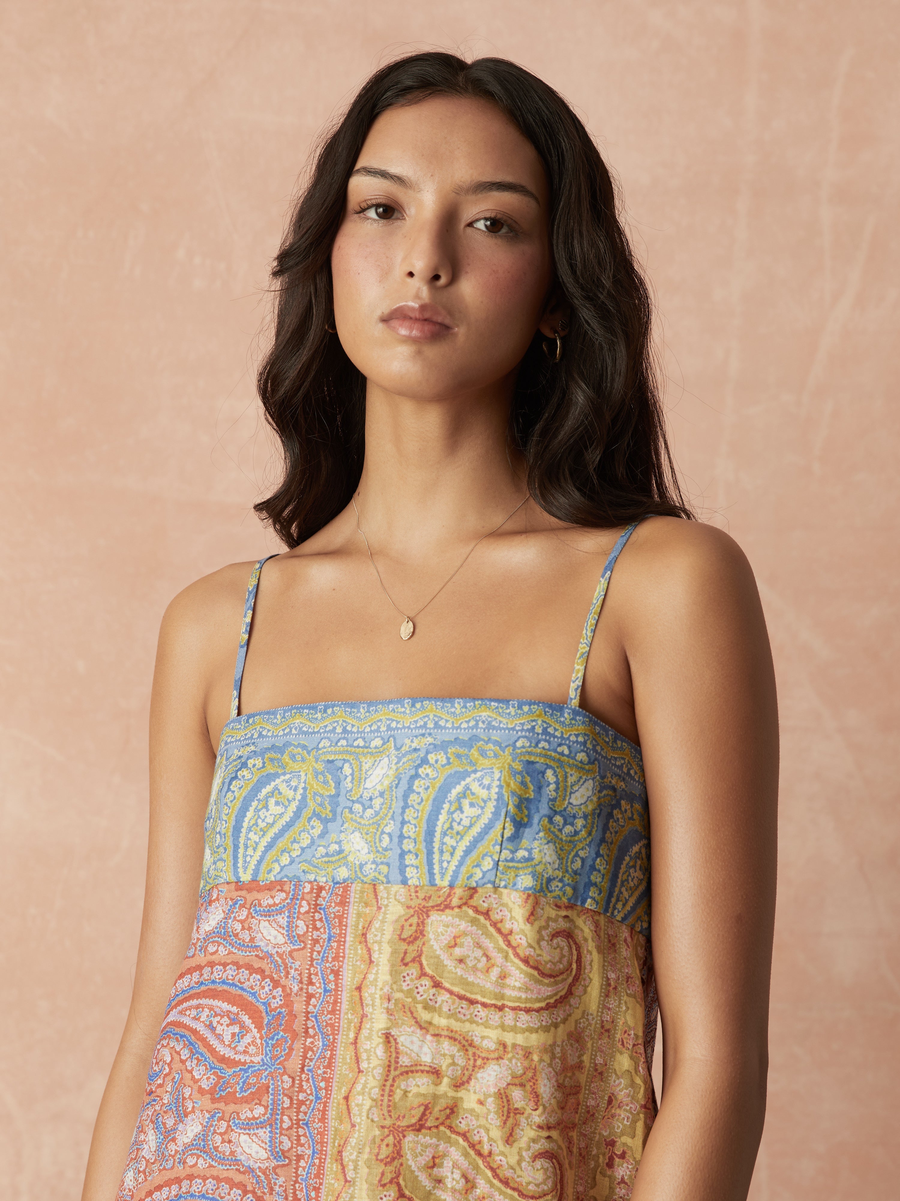 Boteh Caravane Mini Dress Mesa Patchwork