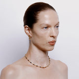 Cleopatra's Bling Canossa Earrings 18K Gold Plated on model