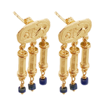 Cleopatra's Bling Canossa Earrings 18K Gold Plated angle