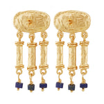 Cleopatra's Bling Canossa Earrings 18K Gold Plated back
