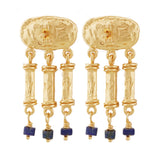Cleopatra's Bling Canossa Earrings 18K Gold Plated back
