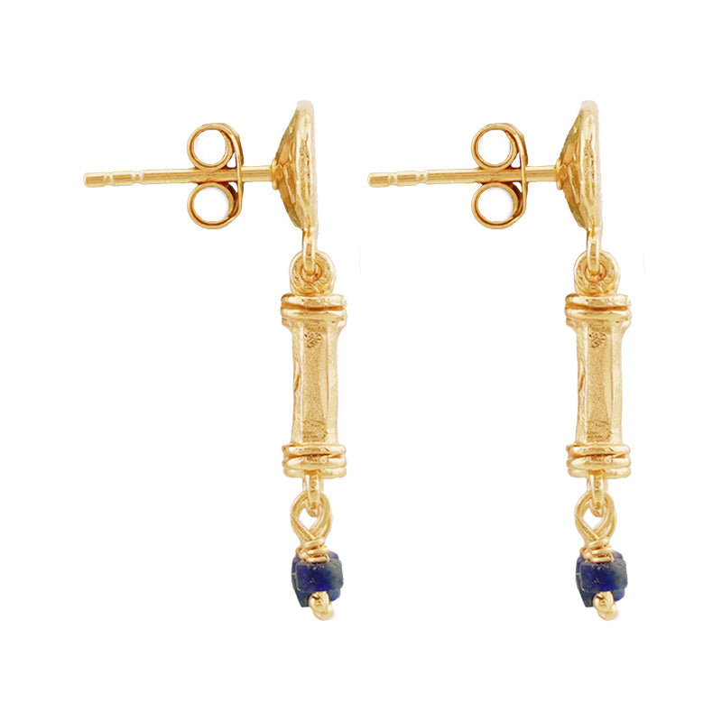 Cleopatra's Bling Canossa Earrings 18K Gold Plated side