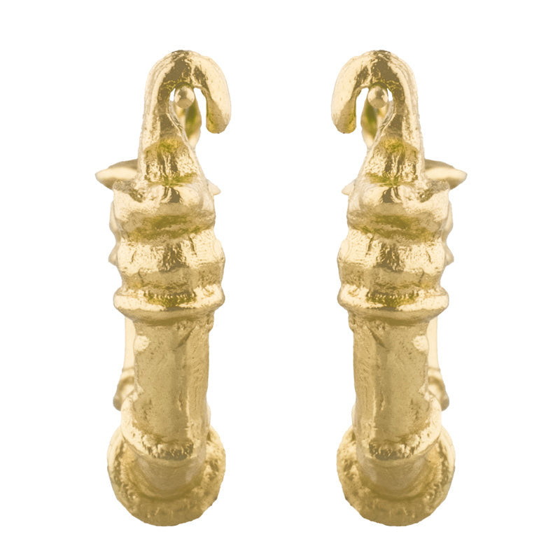 Cleopatra's Bling Isherwood Hoops 18K Gold Plated front