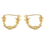 Cleopatra's Bling Isherwood Hoops 18K Gold Plated side