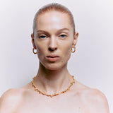 Cleopatra's Bling Isherwood Hoops 18K Gold Plated worn