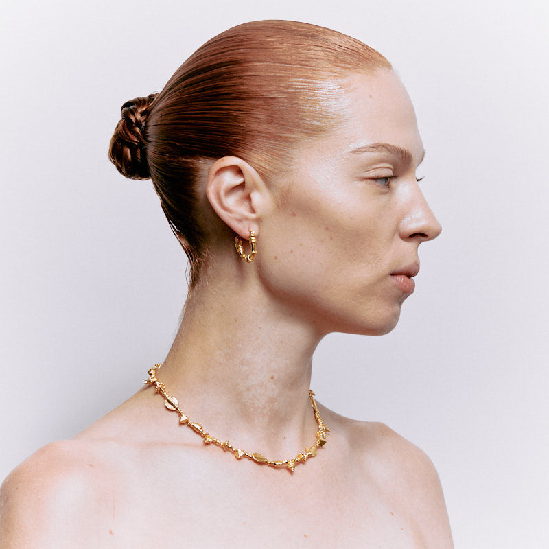 Cleopatra's Bling Isherwood Hoops 18K Gold Plated detail