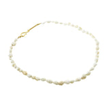 Ceto Necklace in White - 18K Gold Plated