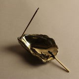 Oyster Incense Holder - Brass
