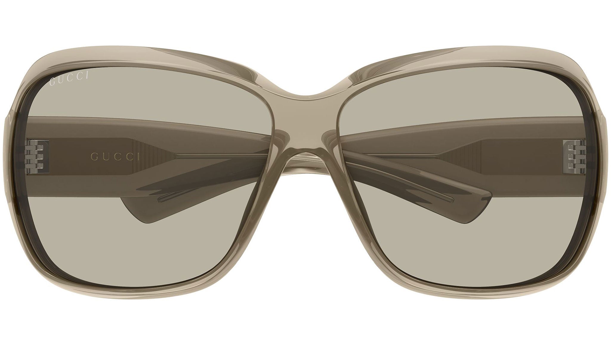 Gucci GG2176S006 Rectangle Sunglasses in Beige