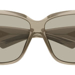 Gucci GG2176S006 Rectangle Sunglasses in Beige