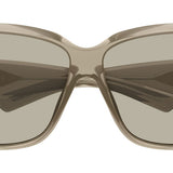Gucci GG2176S006 Rectangle Sunglasses in Beige