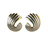 Deco Earrings - Mixed Metals
