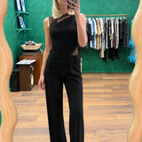 Deconstructed Lace Top - Black