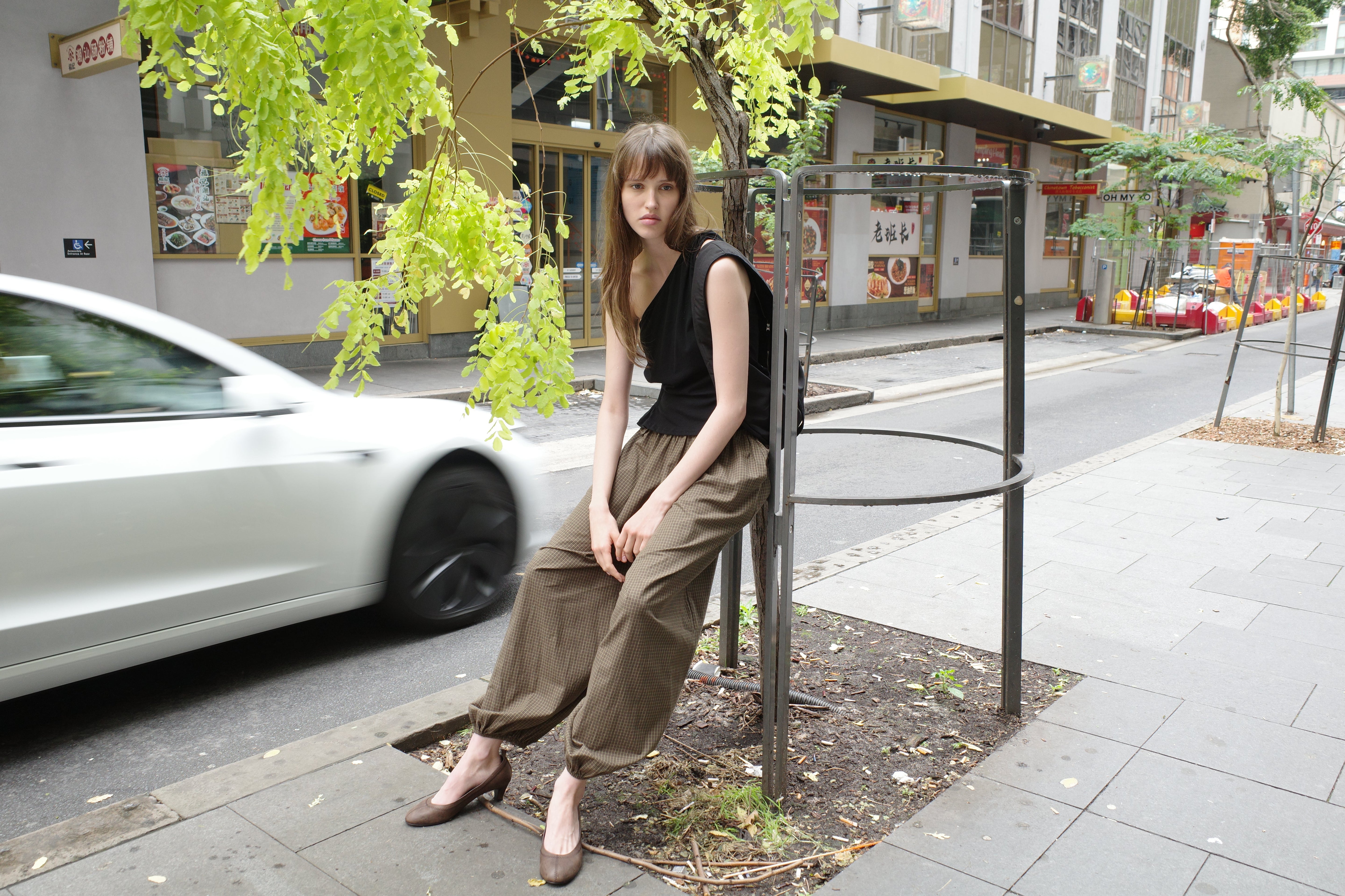 Deiji Studios Balloon Pant Garden Check