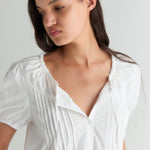 Deiji Studios Blouse Top White