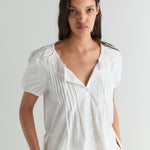Deiji Studios Blouse Top White