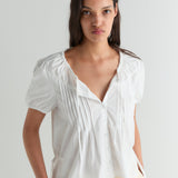 Deiji Studios Blouse Top White
