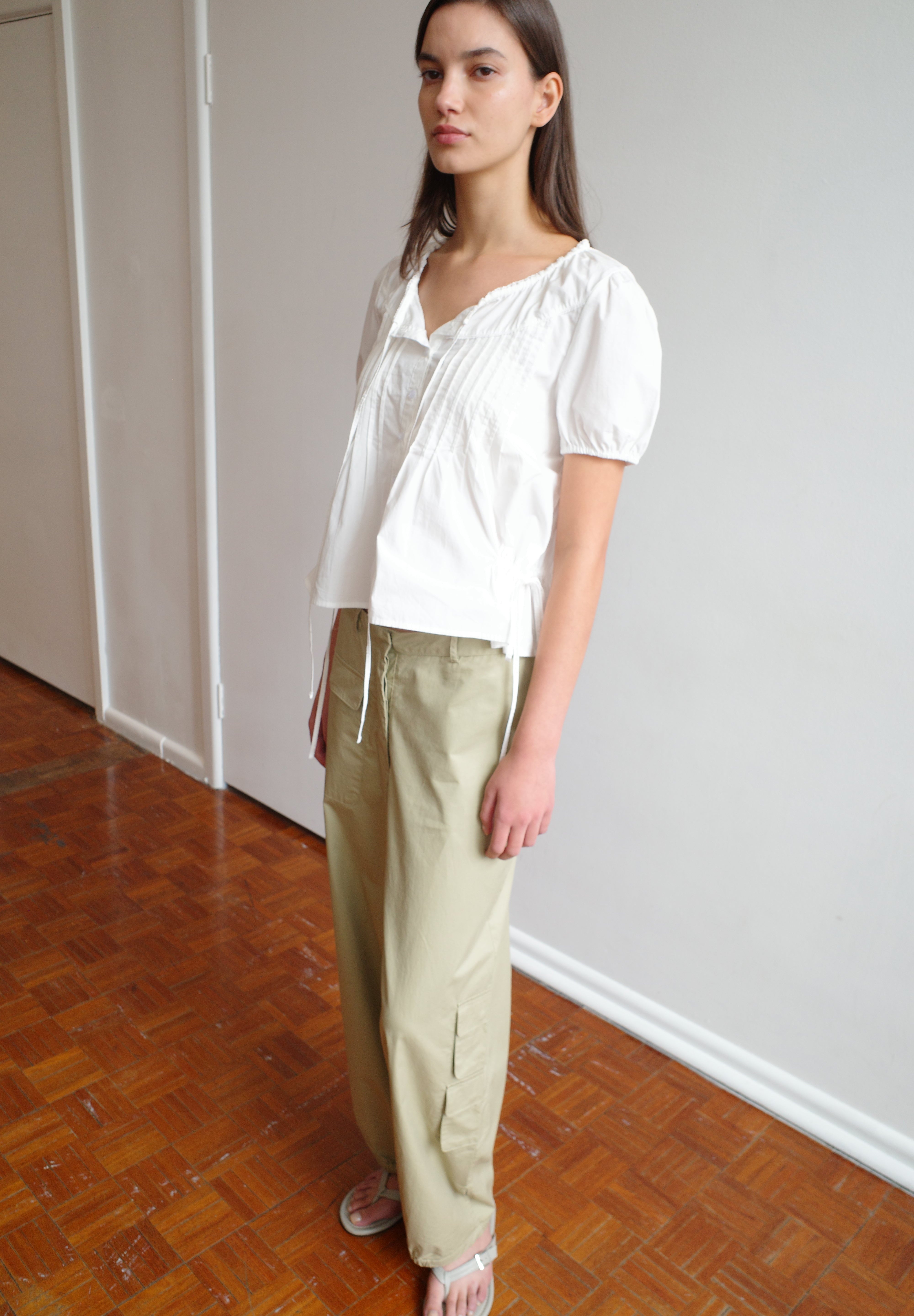 Deiji Studios Blouse Top White