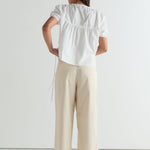 Deiji Studios Blouse Top White