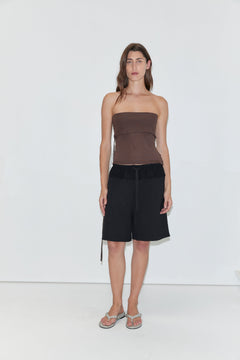 Deiji Studios Contrast Mid Short Black