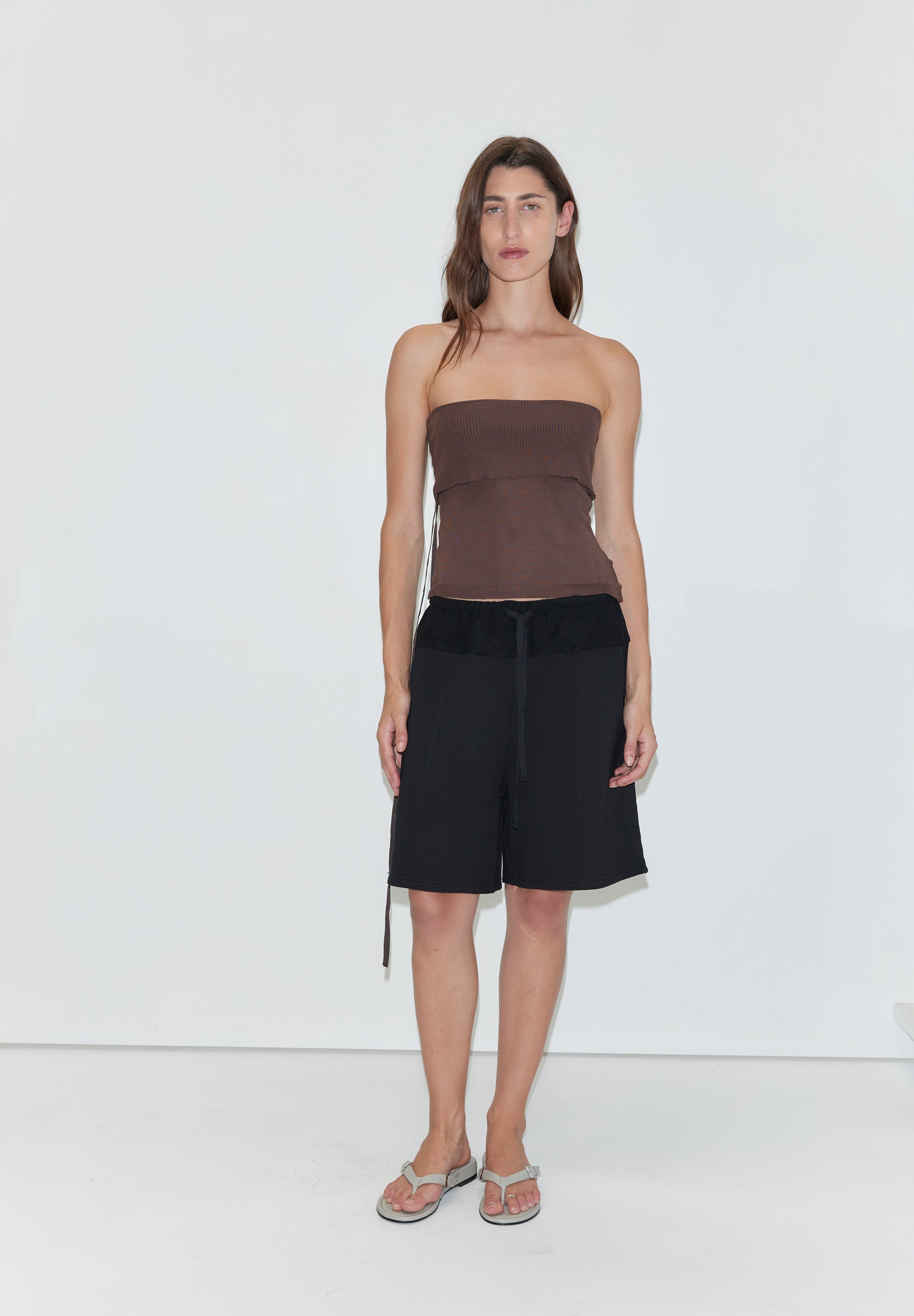 Deiji Studios Contrast Mid Short Black