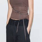 Deiji Studios Contrast Mid Short Black