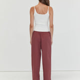 Deiji Studios Ease Trouser Rust Stripe