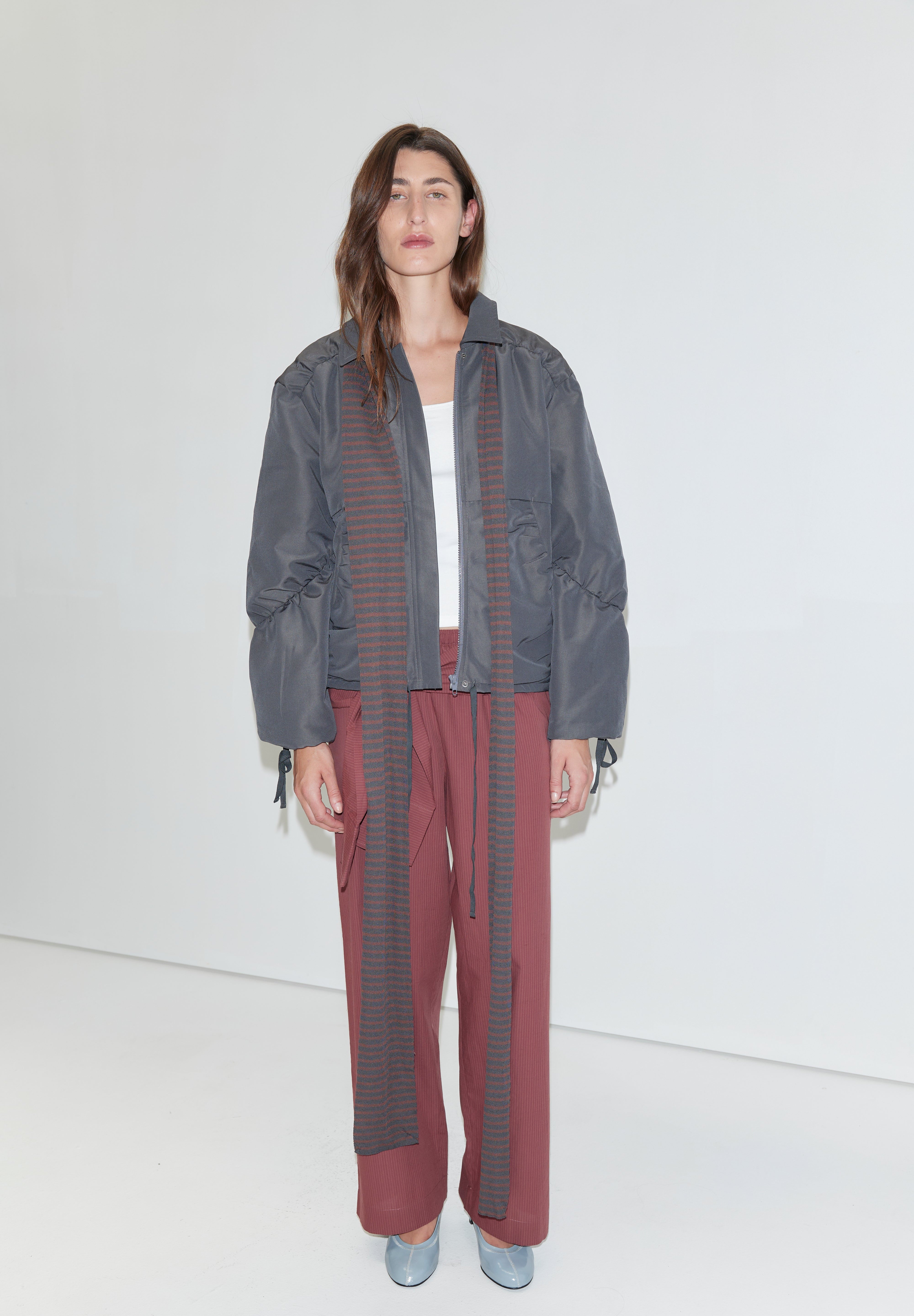 Deiji Studios Ease Trouser Rust Stripe