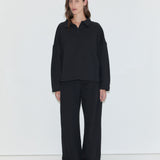 Deiji Studios Jersey Jumper Black