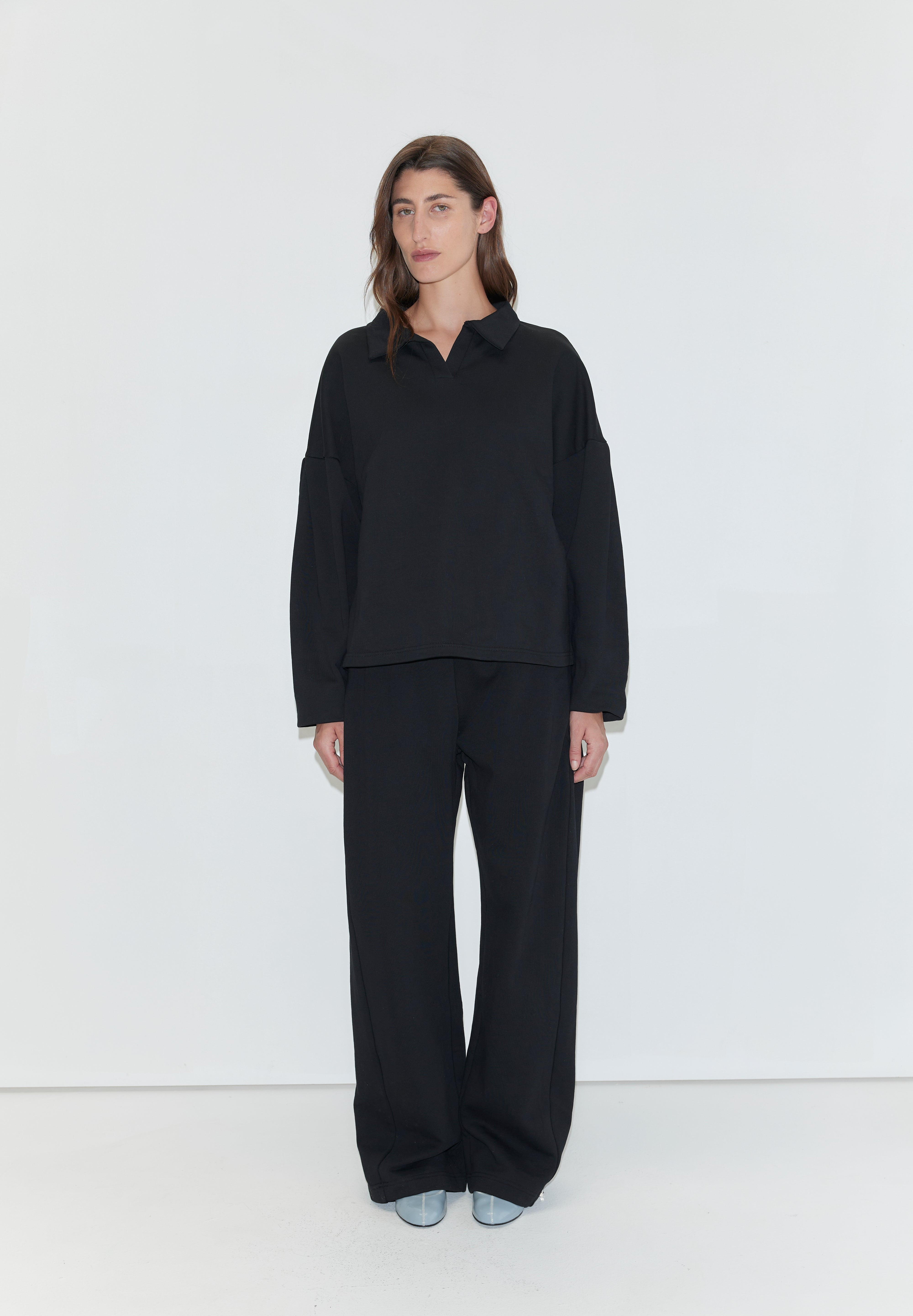 Deiji Studios Jersey Jumper Black