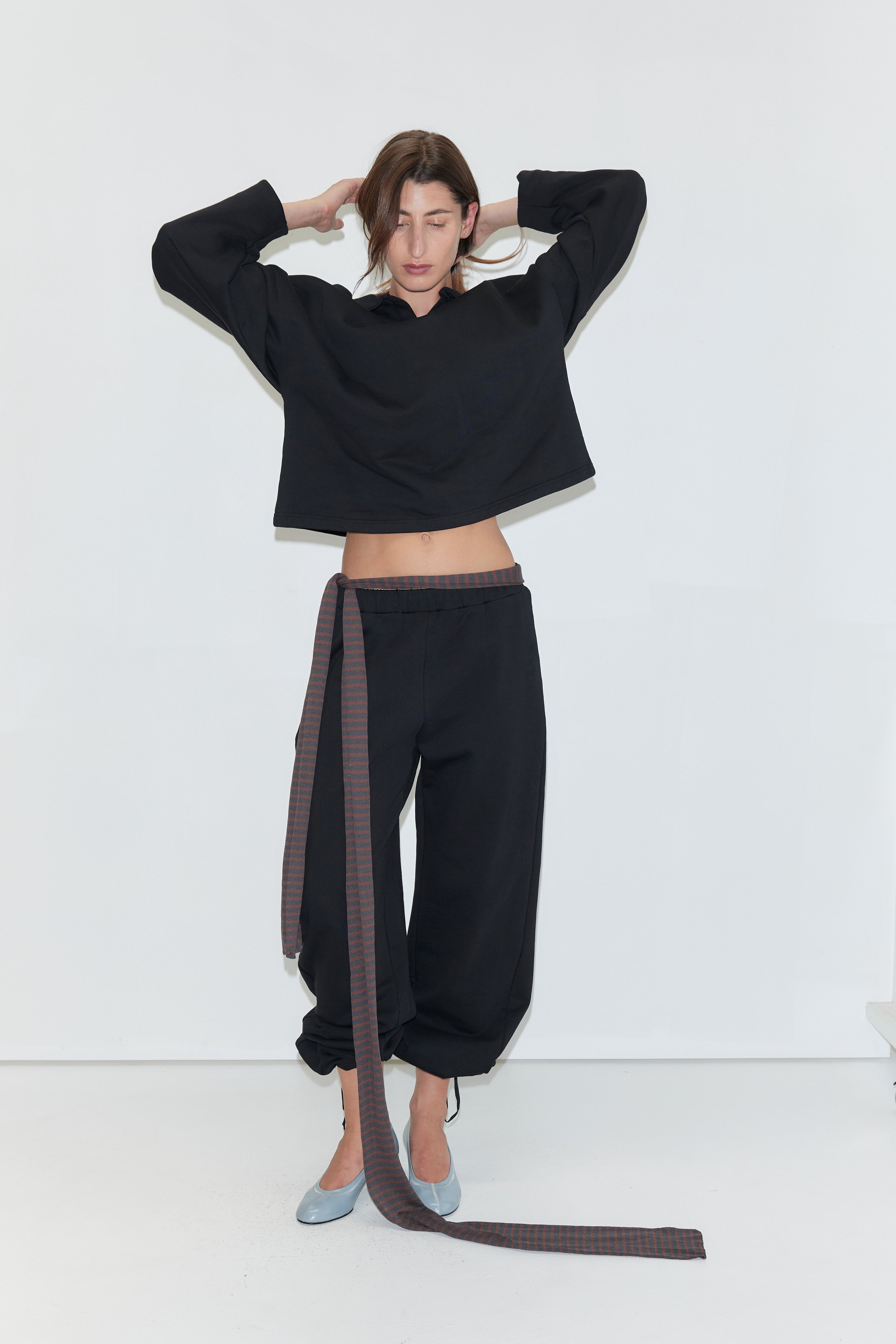 Deiji Studios Jersey Jumper Black