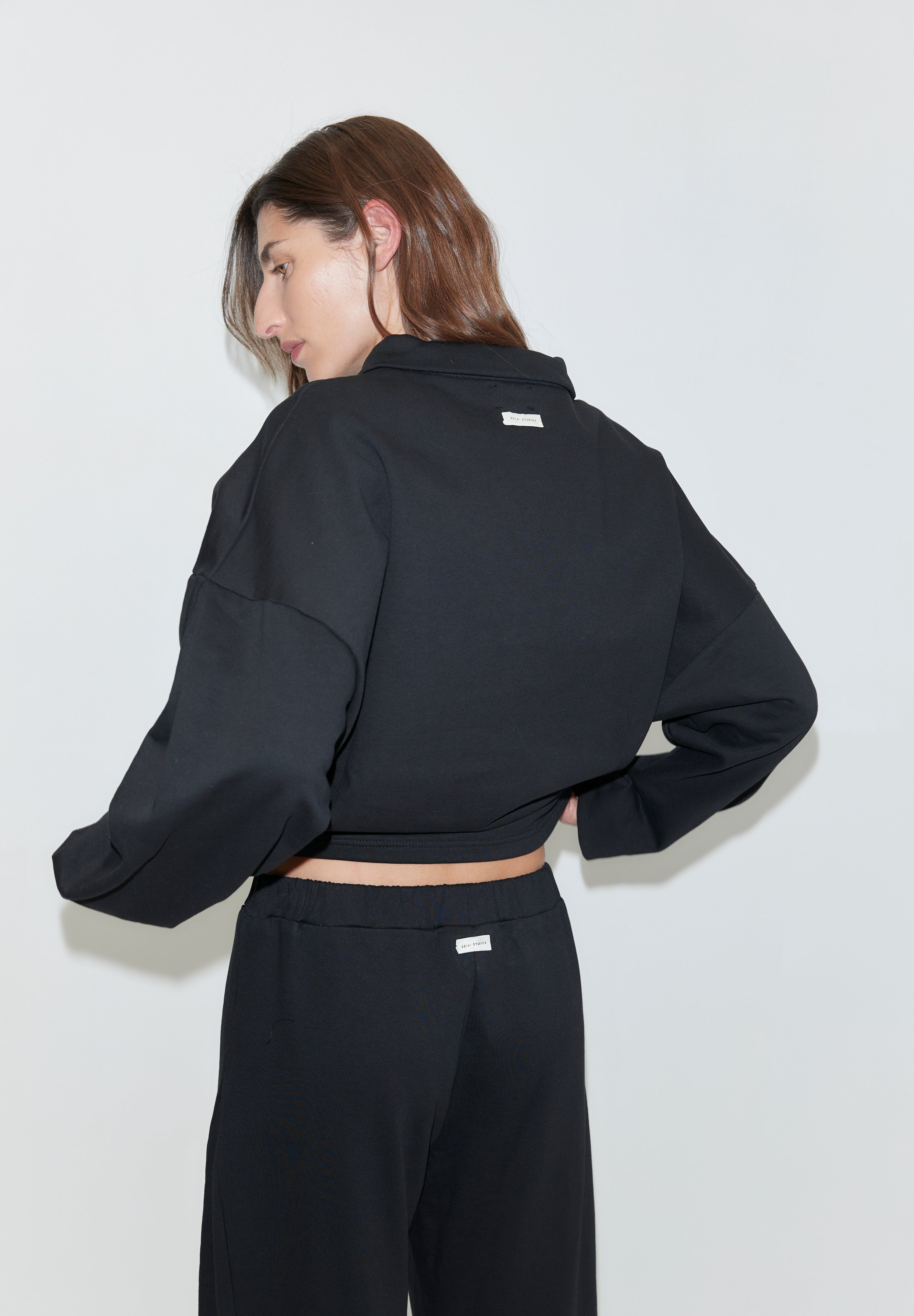 Deiji Studios Jersey Jumper Black
